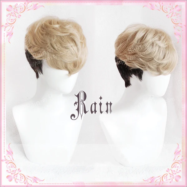 

Killing Stalking SangWoo Short Linen Brown Black Ombre Heat Resistant Cosplay Costume Wig+ Wig Cap