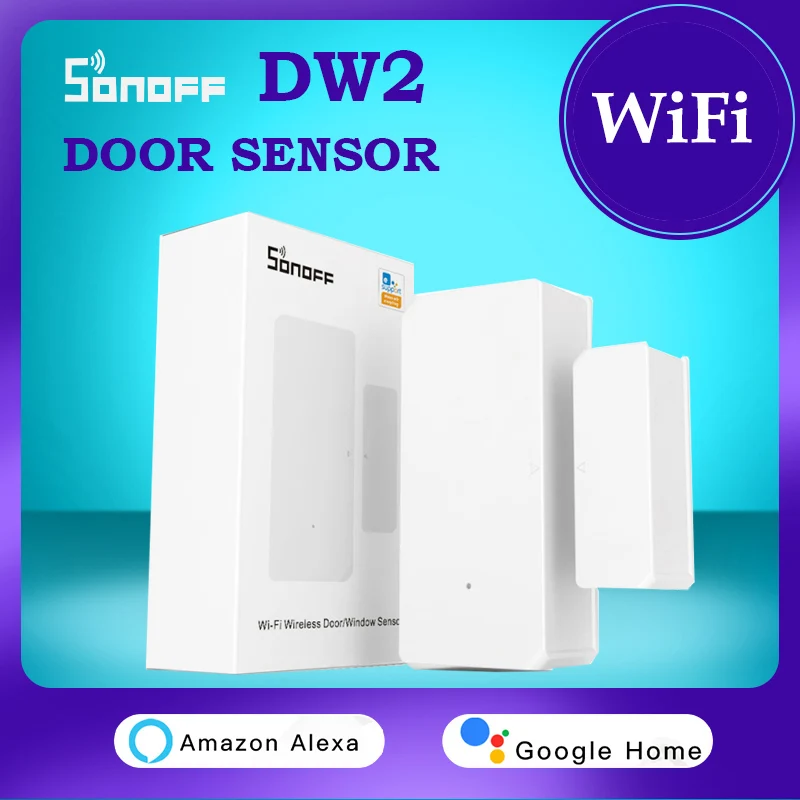 Датчик SONOFF DW2 для окон и дверей с поддержкой Wi-Fi | Безопасность защита