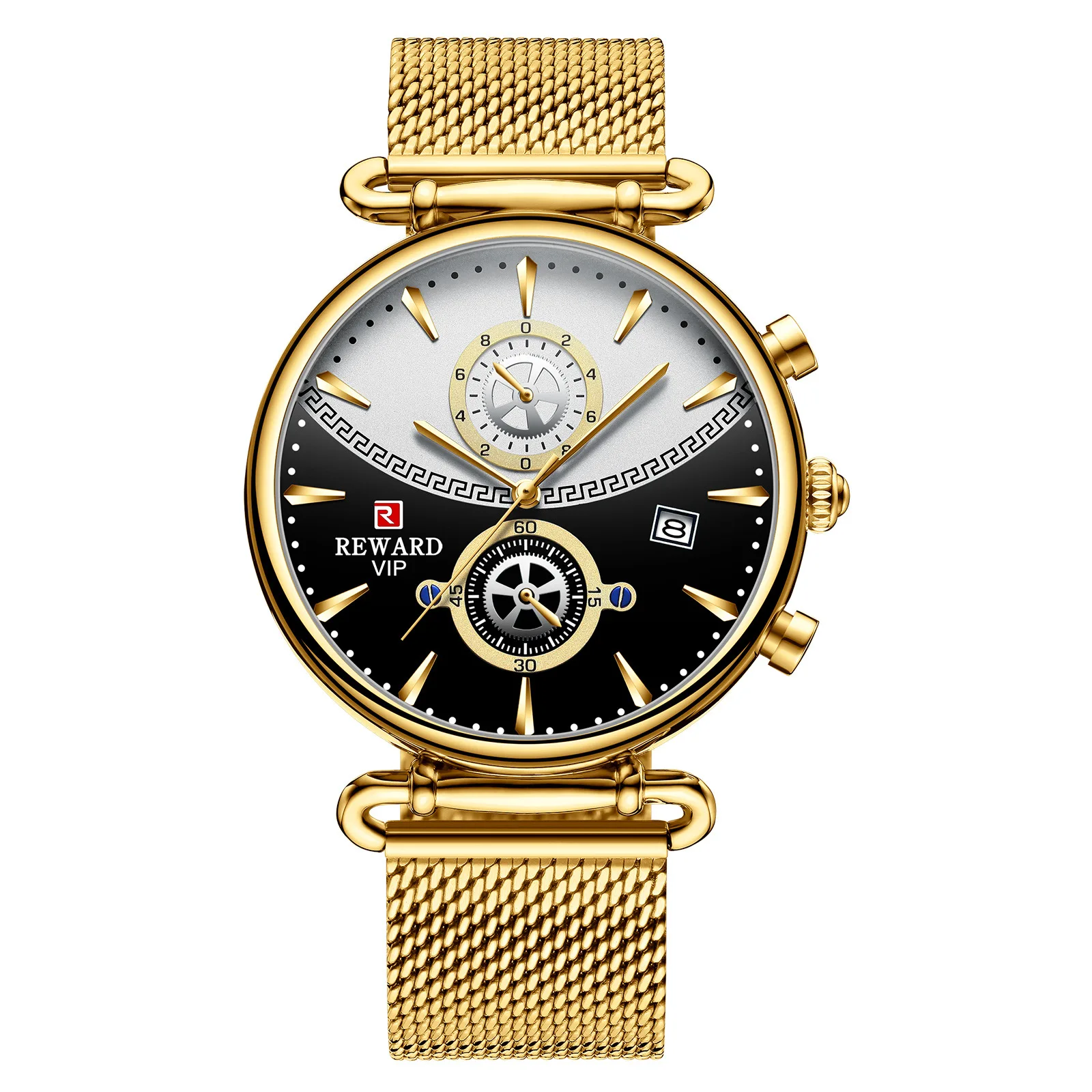 Часы наручные мужские с хронографом водонепроницаемые кварцевые брендовые