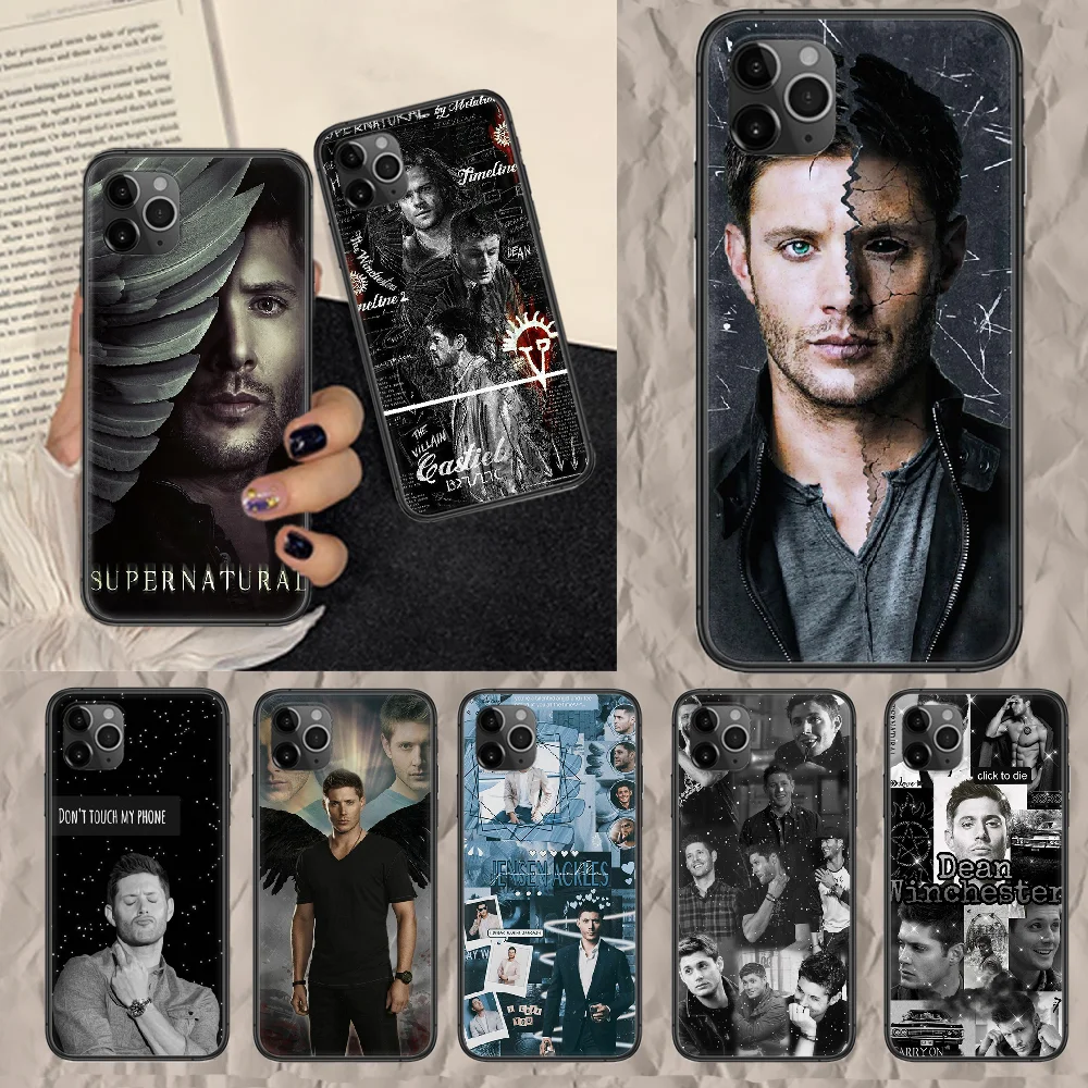 Сверхнатуральный чехол для телефона Jensen Ackles корпус корпуса iphone 5 5s se 2 6 6s 7 8 12 mini plus