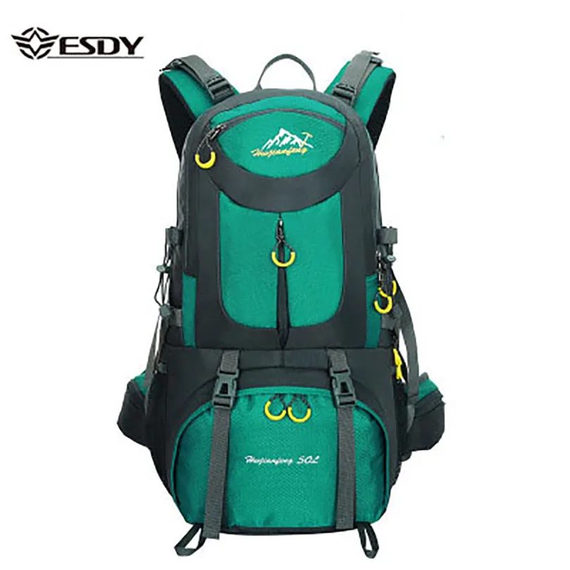 Походный рюкзак 50 л рюкзаки водонепроницаемый мужской уличный для кемпинга