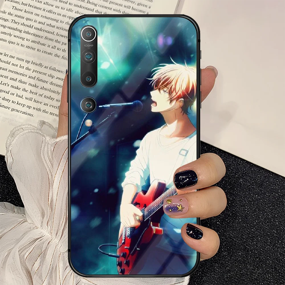 

Japan Given Anime Phone Tempered Glass Case Cover for Xiaomi Mi A F X POCO M Note 3 9 10 11 i T Pro Lite Black 3D Tpu Bumper