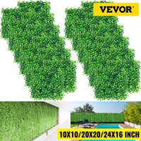 vevor artificial plant wall decoration boxwood hedge wall panel home decor fake plants grass backdrop wall privacy hedge screen