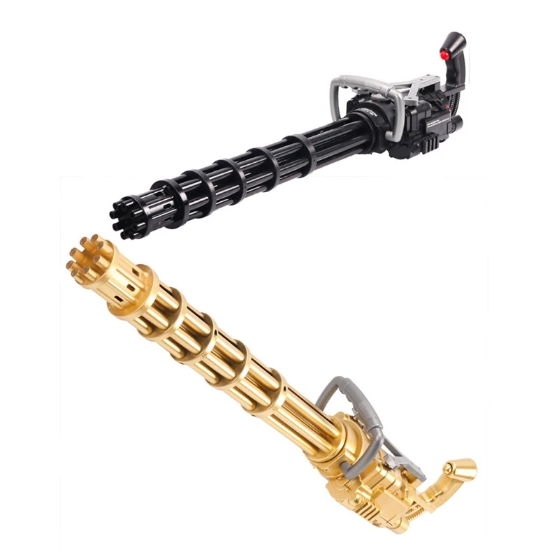 

1PC Beach Outdoor Toy for Kid Electric Toy Toddler Gatling Bubble Maker with Rechargeable Li-ion Battery Bubble Stick