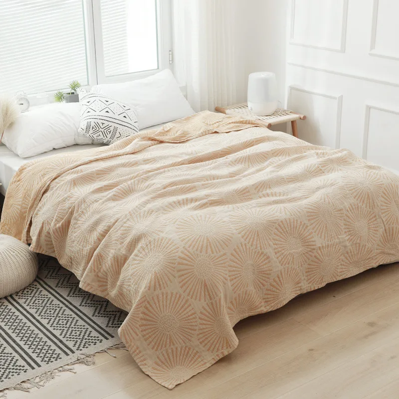 Муслиновое Хлопковое одеяло для взрослых и детей мягкое легкое кровати дивана