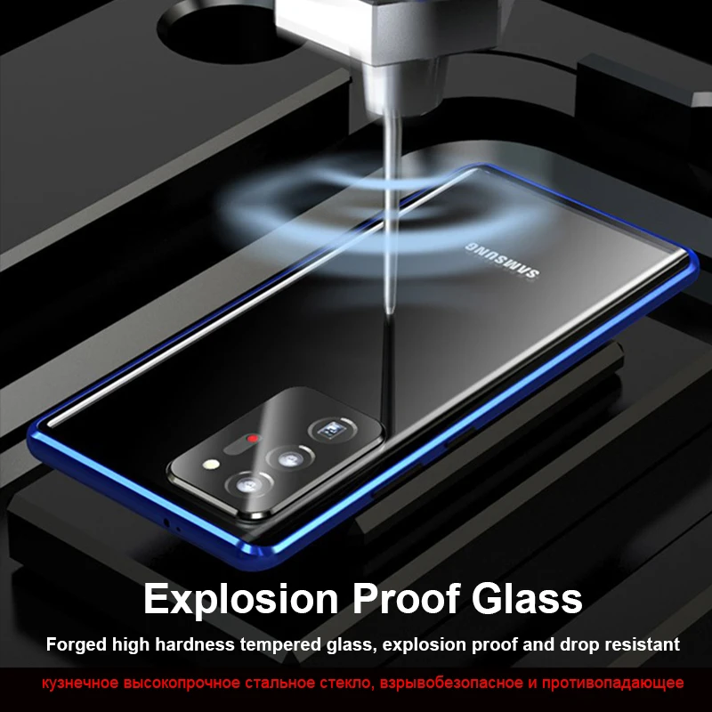 

Double-sided Glass For Samsung Galaxy S20 Anti-fall Protective Lens S20Plus S21Ultra S21Plus S30Plus S30 M31 Note20 Luxury Case