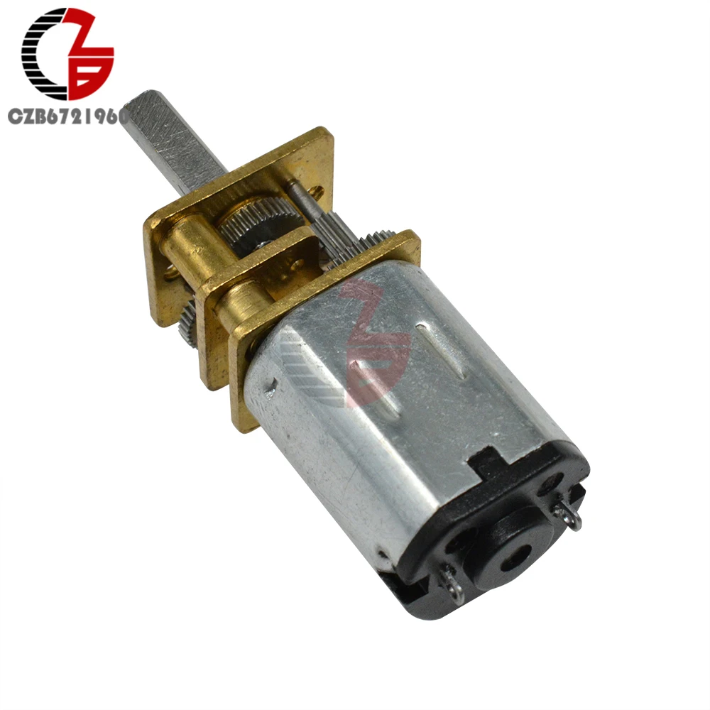 GA12-N20 DC Шестерни двигатель 3V 6V 12V 30 60 100 200 300 400 500 600 800 1000 2000 об/мин оборотов в минуту-поступательным принципом работы; линейный двигатель для вентилятор автомобиля хобби игрушечный Радиоуправляемый автомобиль