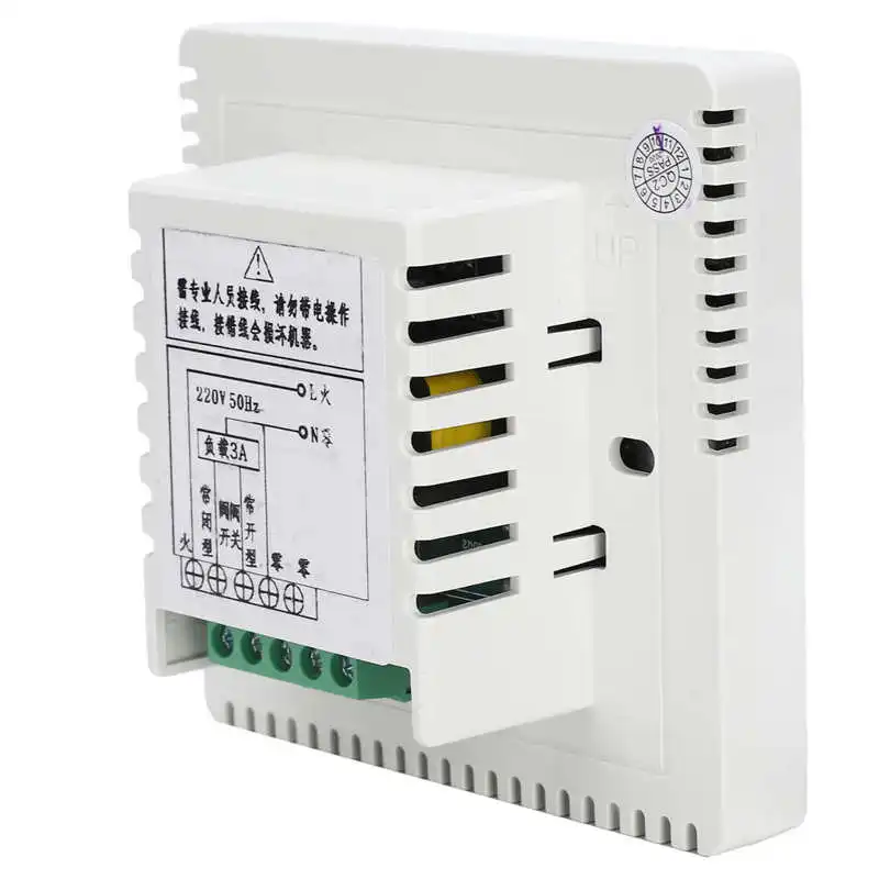 Термостат для теплого пола кондиционера с сенсорным экраном 220 В переменного