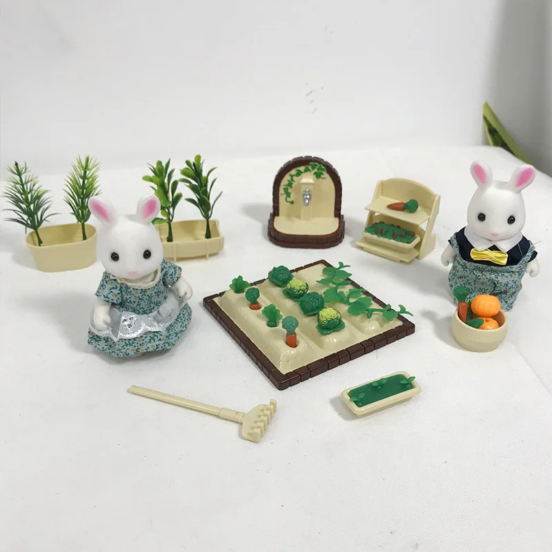 Набор мебели для дома и виллы в виде лесных животных 1:12 Семейный мини-набор