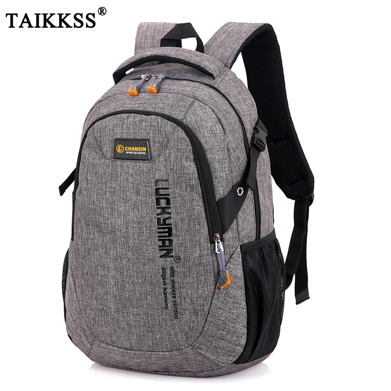 

New Fashion Men's Backpack Bag Male Polyester Laptop Backpack Computer Bags high school student college students bag male