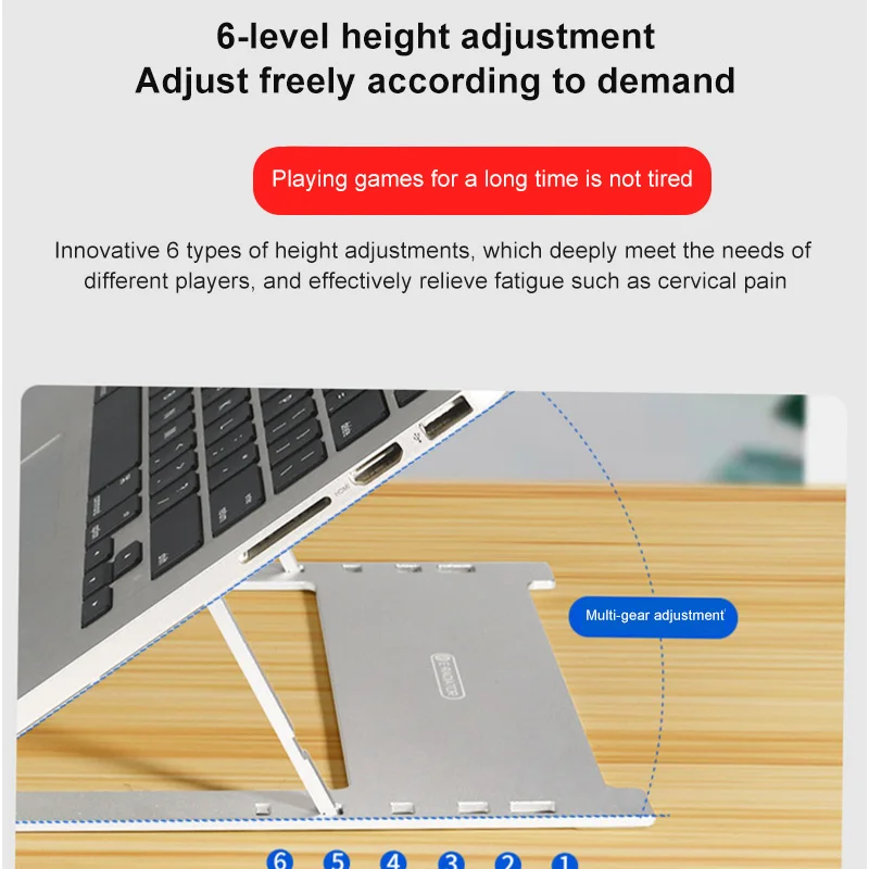 

Portable Laptop Stand Support Base Notebook Holder Table For Macbook Xiaomi Dual Fan Laptop Cooler Notebook Cooling Pad Bracket