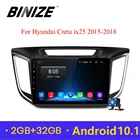 Автомобильный мультимедийный плеер, Android 10,1, 2 Гб ОЗУ 32 Гб ПЗУ, видео, GPS-навигация для hyundai Creta ix25 2015-2018, 2din, Wi-Fi, BT