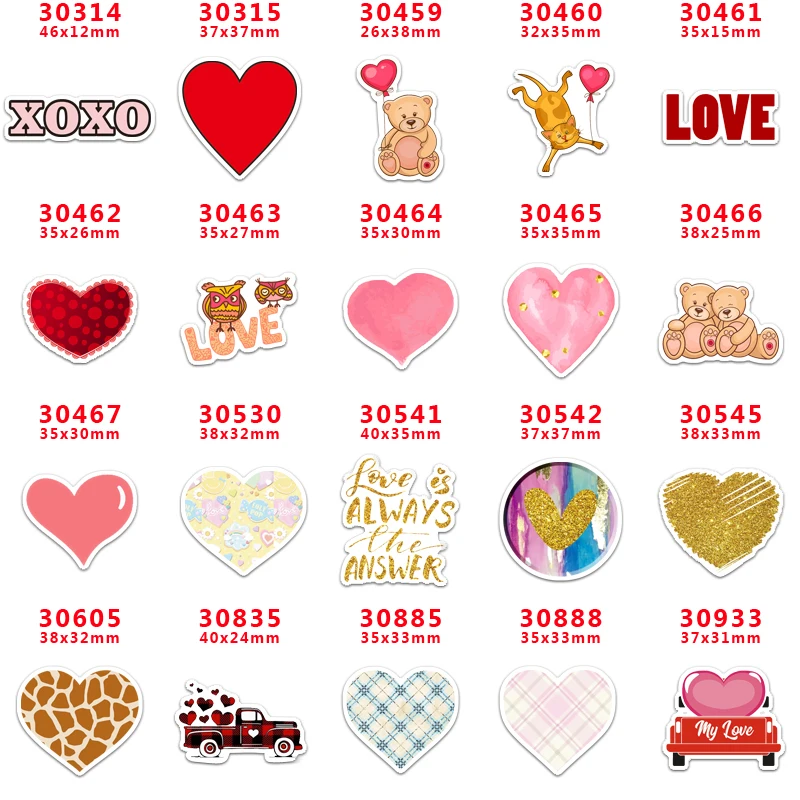 Бесплатная доставка 30 шт День ванлентина мультяшный персонаж плоское украшение