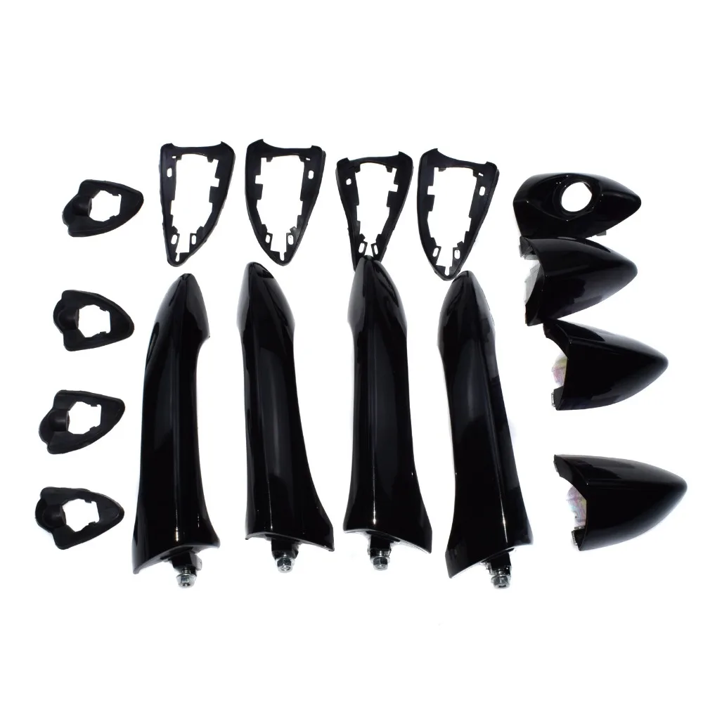 Наружная дверная ручка ISANCE монтажный комплект FL FR RL RR для BMW E53 X5 1999 2006 OEM #51218257738 &