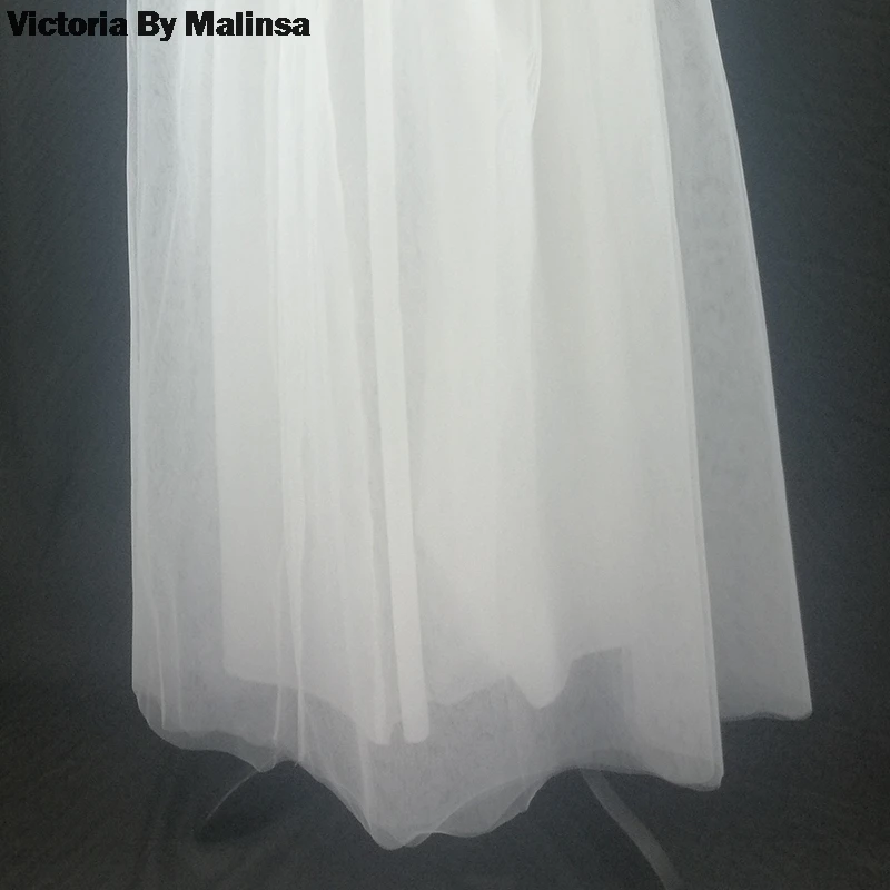 Изящные длинные тюлевые юбки на заказ румяна белая секретная мягкая фатиновая