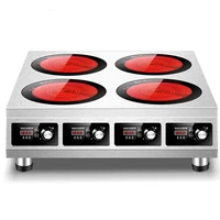 4 burner induction cooker commercial radiant cooker waterproof stainless steel cooking machine custom electric stove ceramic hob