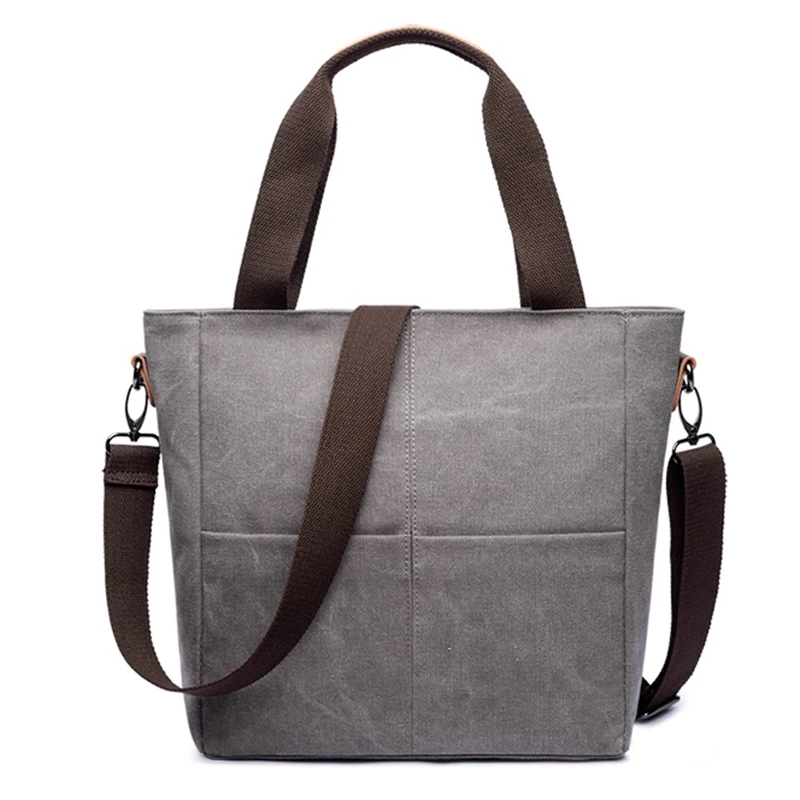 

New Canvas Tote Handbags for Women Casual Shoulder Work Bag Crossbody Bolsa Feminina Barata Com Frete Gratis Ladies Hand Bags