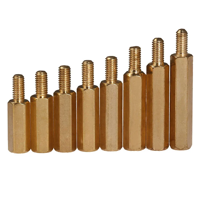 Шестигранная медная колонка с одной головкой шестигранная изоляционная Колонка