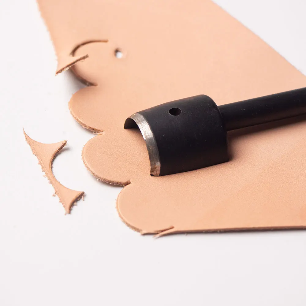 Инструменты для работы с кожей Дыроколы полукруглый дырокол кожи