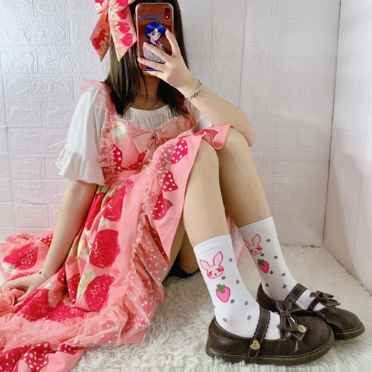 Носки принцессы в стиле сладкой Лолиты японские милые и красивые носки модные