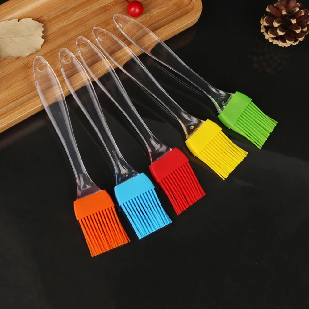 

Non-Stick BBQ Brush Silicone Basting Pastry Brush Cooking BBQ Heat Resistant Oil Brushes Cake Pancake BBQ Camping Accessories