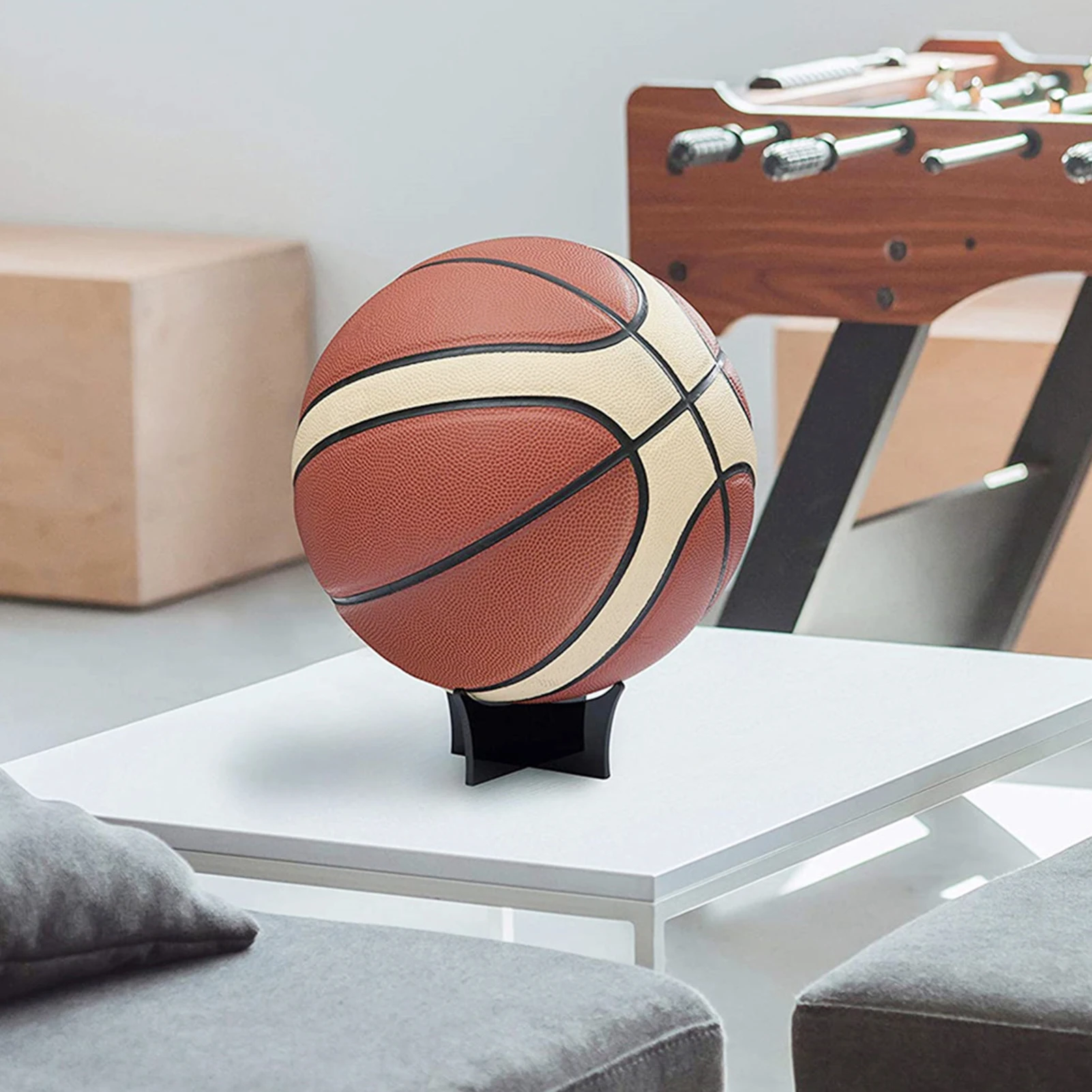 Акриловая подставка для баскетбольных мячей держатель выставки опора кронштейн