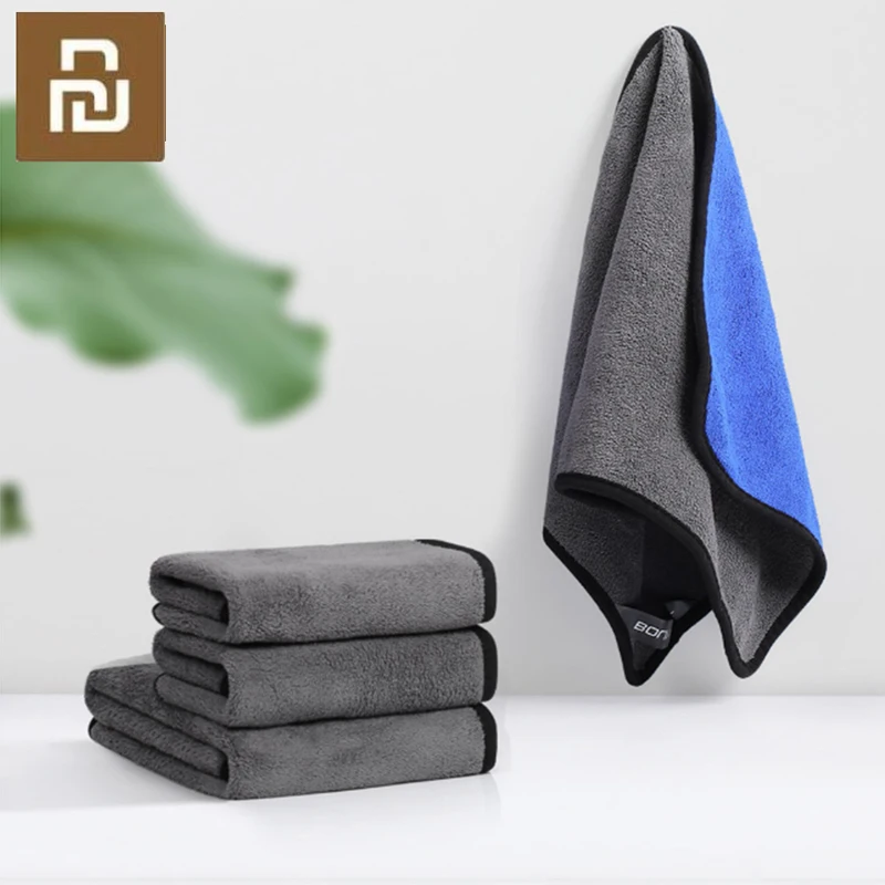 

NEW2022 Xiaomi Car Cleaning Towel Soft Cloth Duster Microfiber Car Wash Towels Water Absorption Anti-Static Wash Towel
