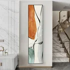 Современный абстрактный Золотой Фольга линии красочные холст Картины для Гостиная Плакаты для спальни и принты постер на стену для домашнего декора