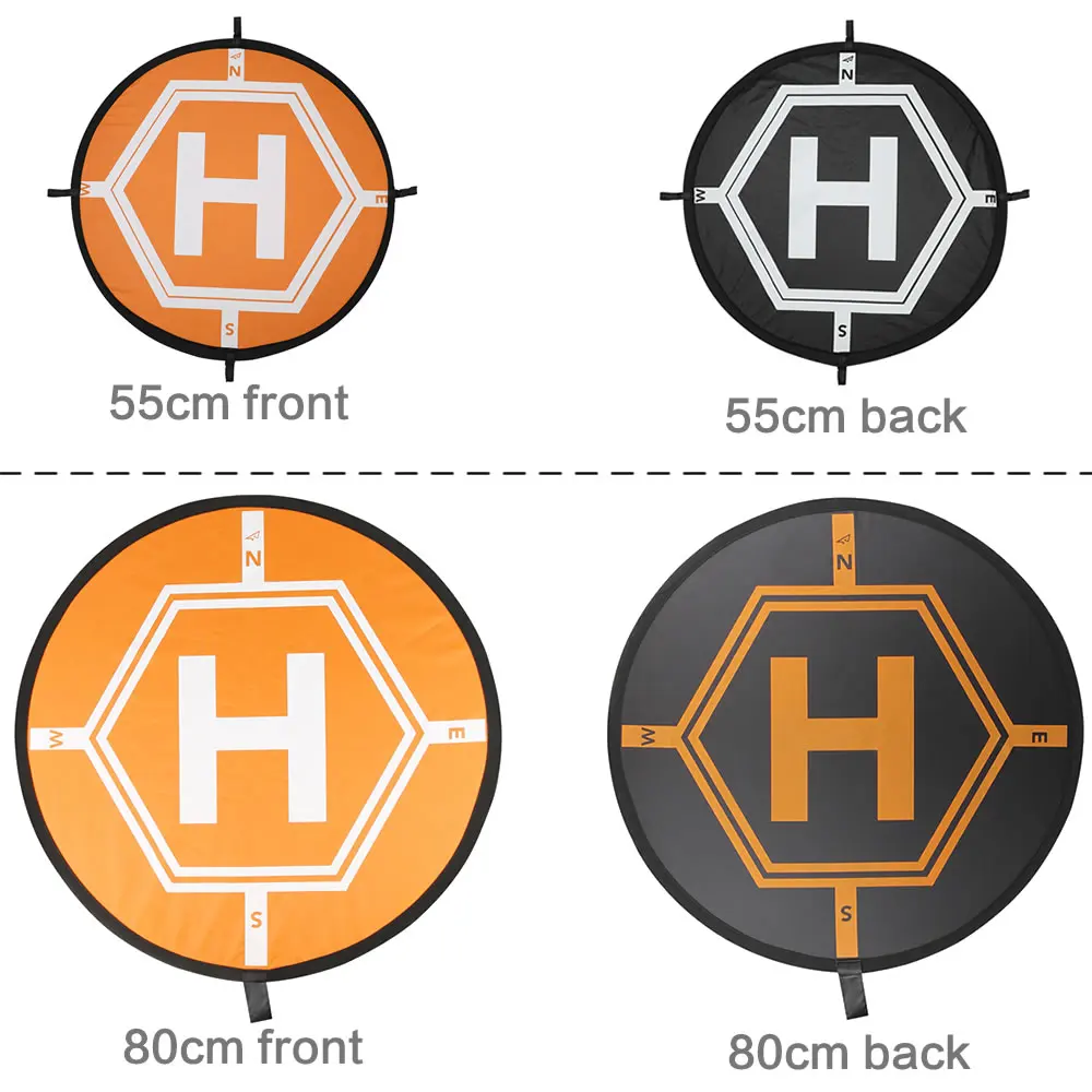 Drone Foldable Landing Pad Flashing LED Lights At Night Parking Apron for Dji Mavic Mini Air 2 Accessories | Электроника