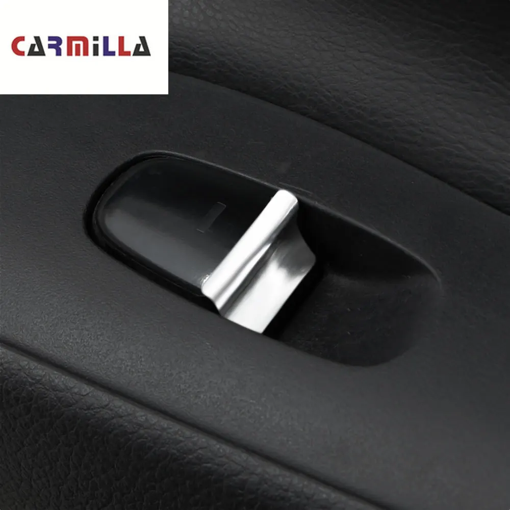 Автомобильная панель управления окнами Carmilla 7 шт. из АБС-хрома для Nissan X-trail Xtrail T32