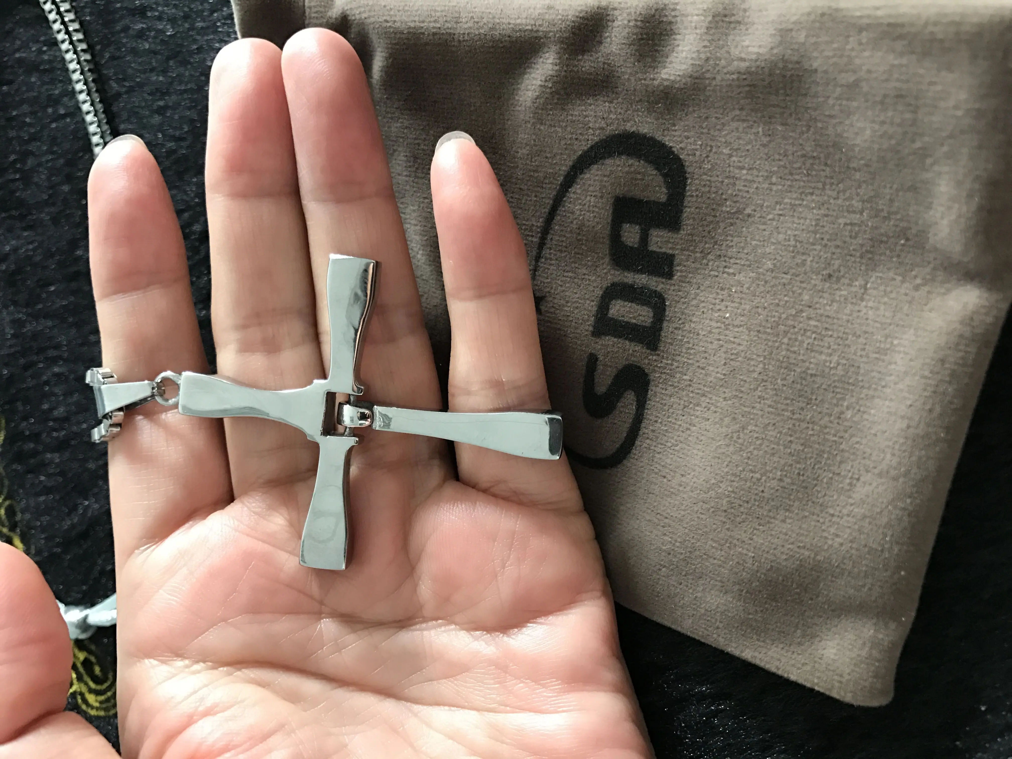 Цепочка с подвеской в виде звезды из нержавеющей стали 316L|Подвески| |