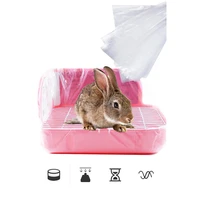 2 sizes rabbit cage liner disposable large plastic mat film pet toilet small animals cleaning accessories for hamster guinea pig