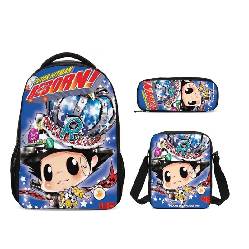 3 шт./комплект рюкзаки с 3D-принтом для мальчиков и девочек | Багаж сумки