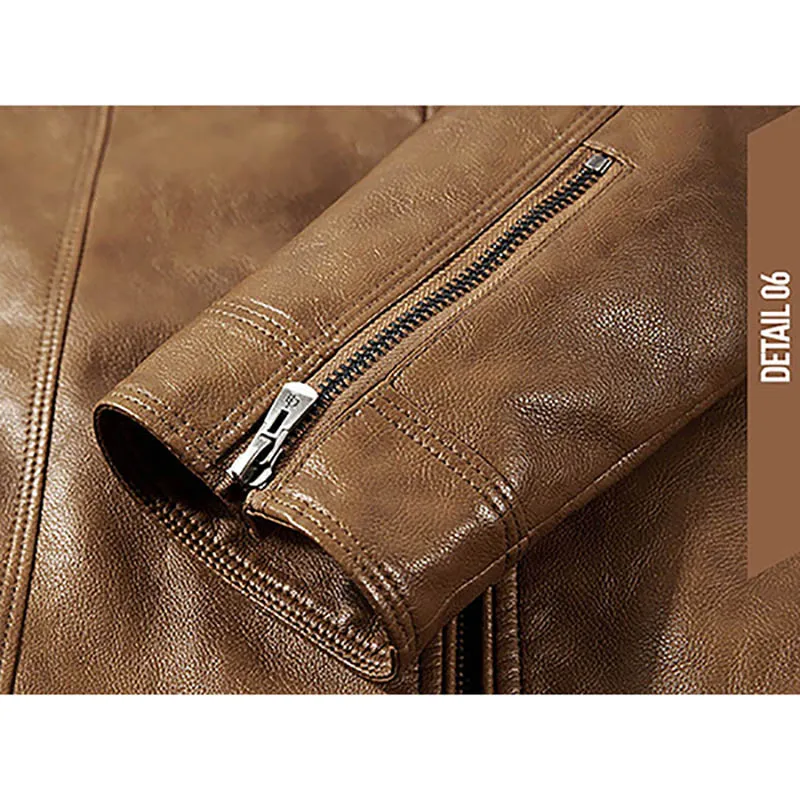 Мужская куртка из искусственной кожи зима-осень 2019 новая приталенная