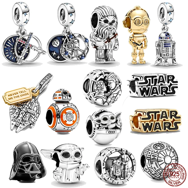 

925 Original Bracelets Accessories Heels Animal Beads Fit Pandora Charms DIY Star Warrior Jewelry Women For Girl Birthday Gift