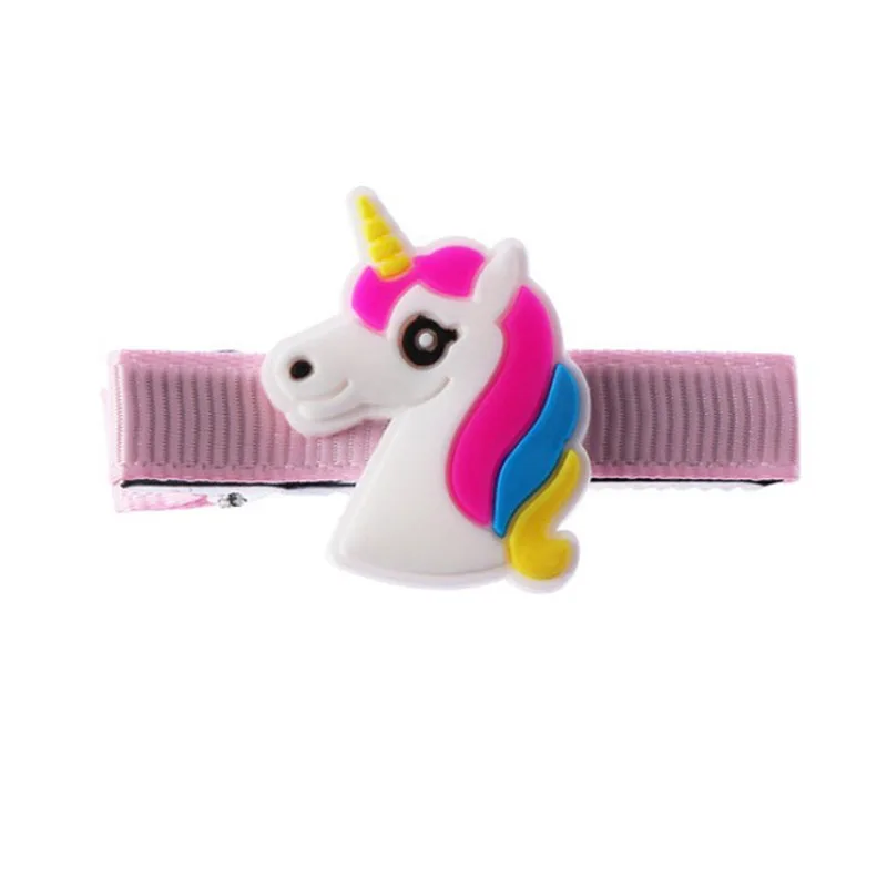 4 шт. заколки для волос с единорогом детей детская заколка краб аксессуары