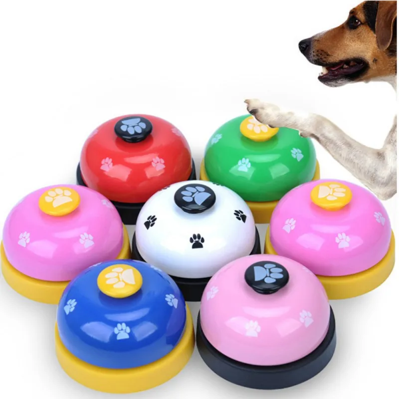 

Pet Call Bell Dog Toy Cat Feeding Ringer Educational Toy IQ Training Tool Interactive Bell Eating Food Feeder Pet Supply