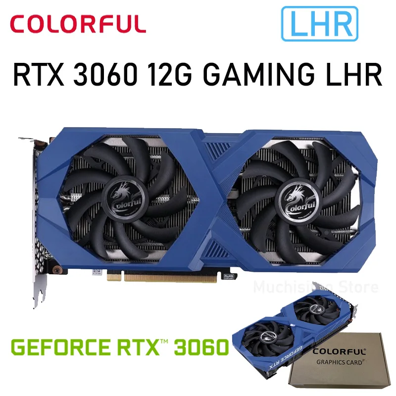 

Colorful GeForce RTX 3060 12G L Graphics Card 15000MHz GDDR6 12GB 192bit PCI Express 4.0 16X RTX 3060 Gaming Video Card GDDR6