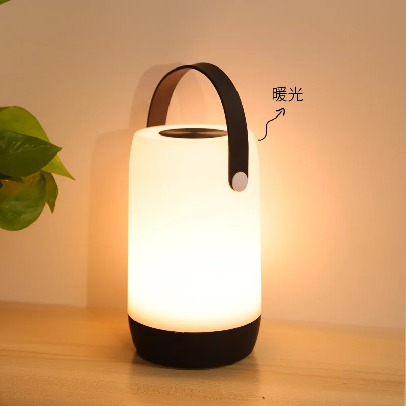 

Portable LED Lantern Hanging Tent Lamp USB Touch Switch Rechargeable Night Light for Bedroom Living Room Camping light