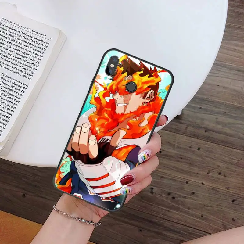 

anime cartoon fire Endeavour Phone Case For Xiaomi Redmi 7 9t 9se k20 mi8 max3 lite 9 note 8 9s 10 pro Soft Silicone Shell