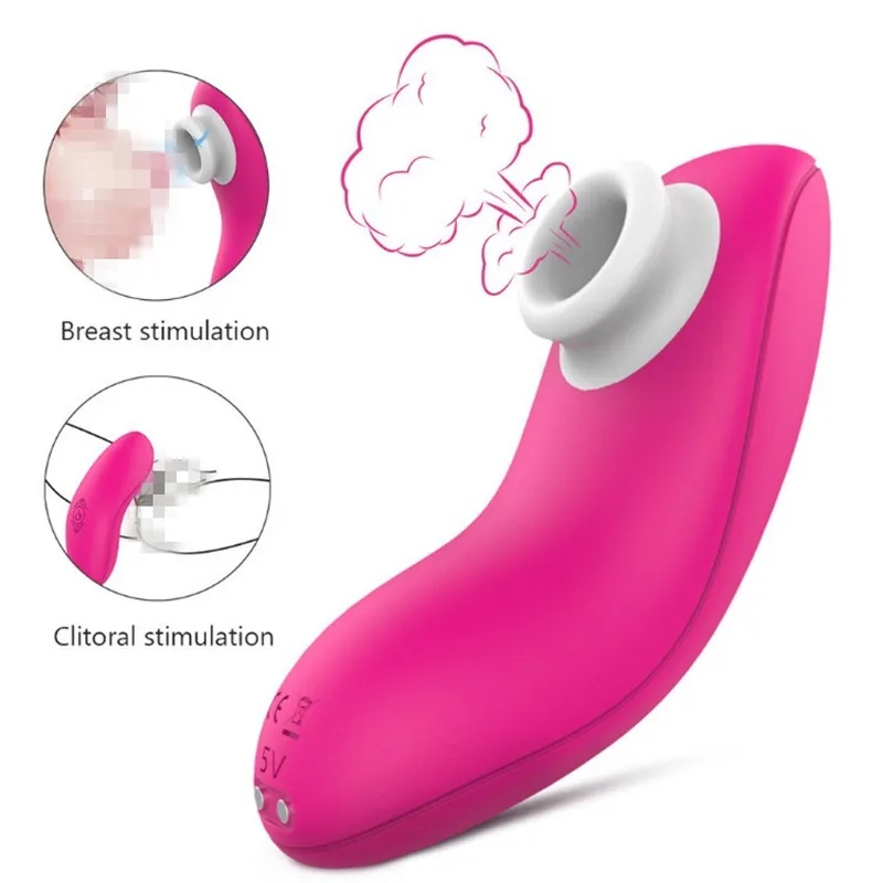 Перезаряжаемый вибратор для сосания клитора водонепроницаемый силиконовый