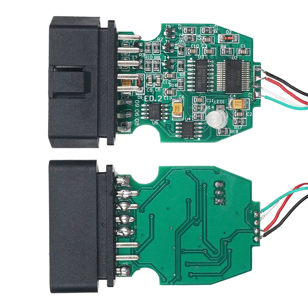 Лучший Galletto 1260 ECU Flasher OBD2 кабель EOBD FTDI FT232RQ чип инструмент для настройки считывания