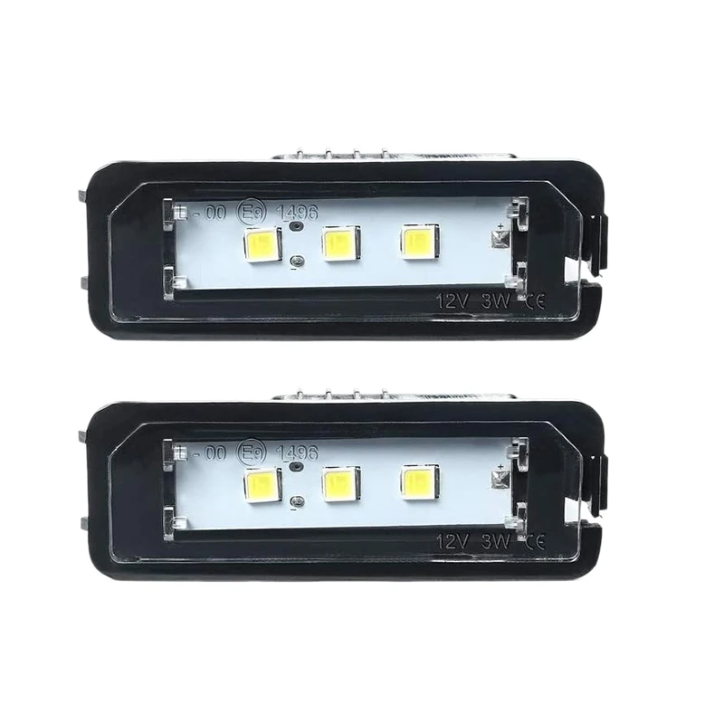 2 шт. светодиодный светильник для номерного знака в сборе Golf GTI Eos CC Scirocco Beetle Phaeton