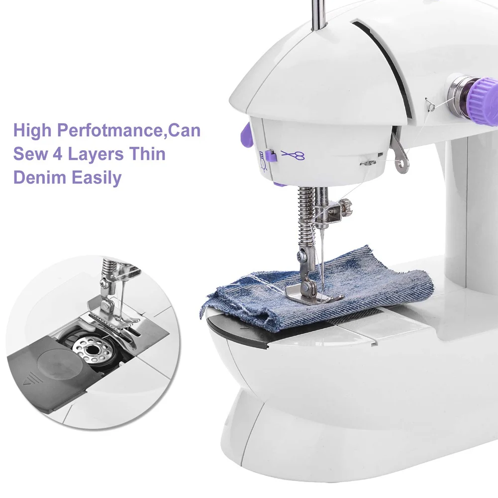 Newly Portable Mini Sewing Machine Crafting Mending with Light for Household | Дом и сад