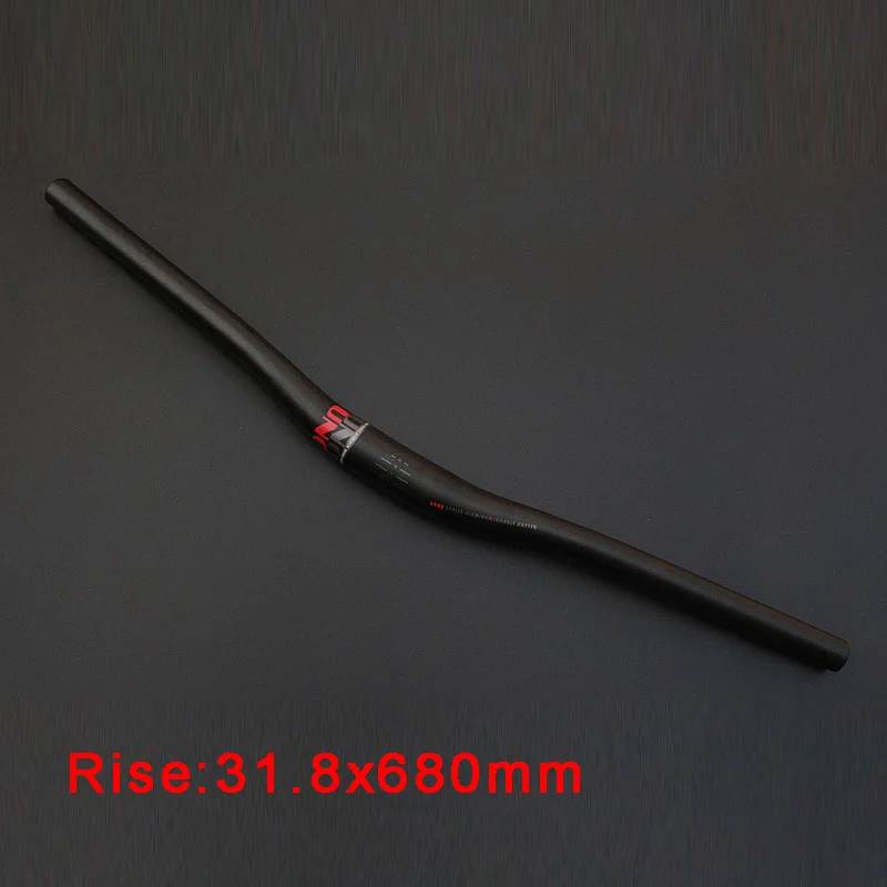 rise 680mm DH/FR/XC руль велосипеда Алюминий сплав горный велосипед руль плоский/талии колеса велосипеда MTB Ласточка один-образный 31.8mmX620/680/700/720 мм - Цвет: rise 680mm