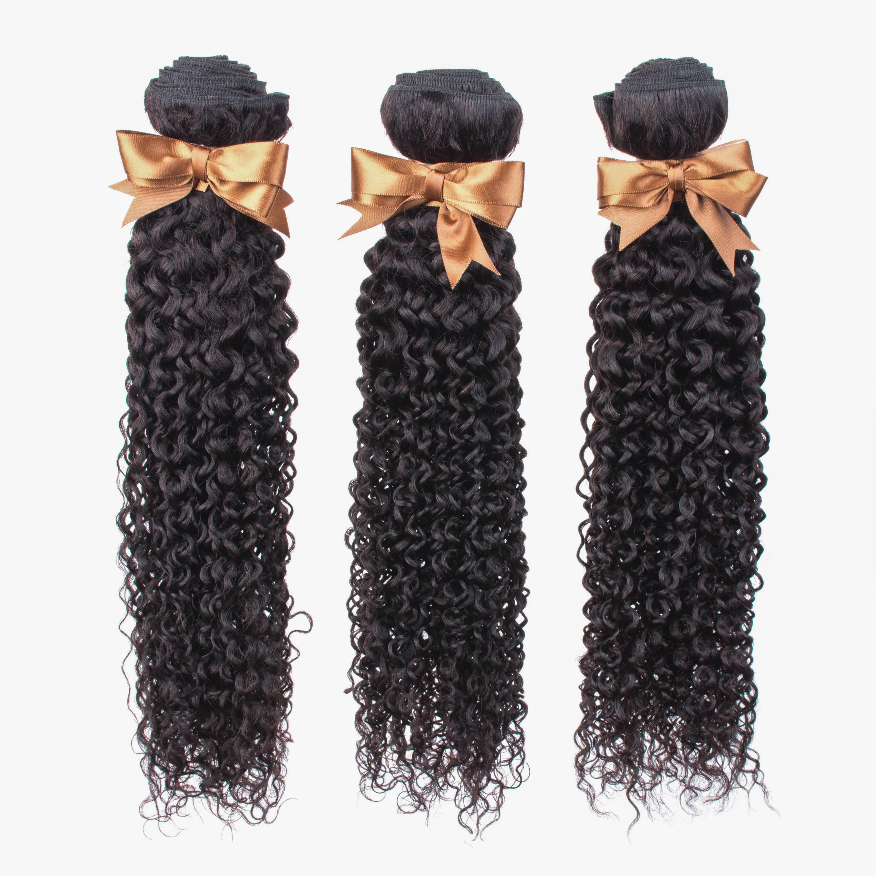 Кружевной фронтальный с пучками индийских волос Плетение 3 пучка закрытием