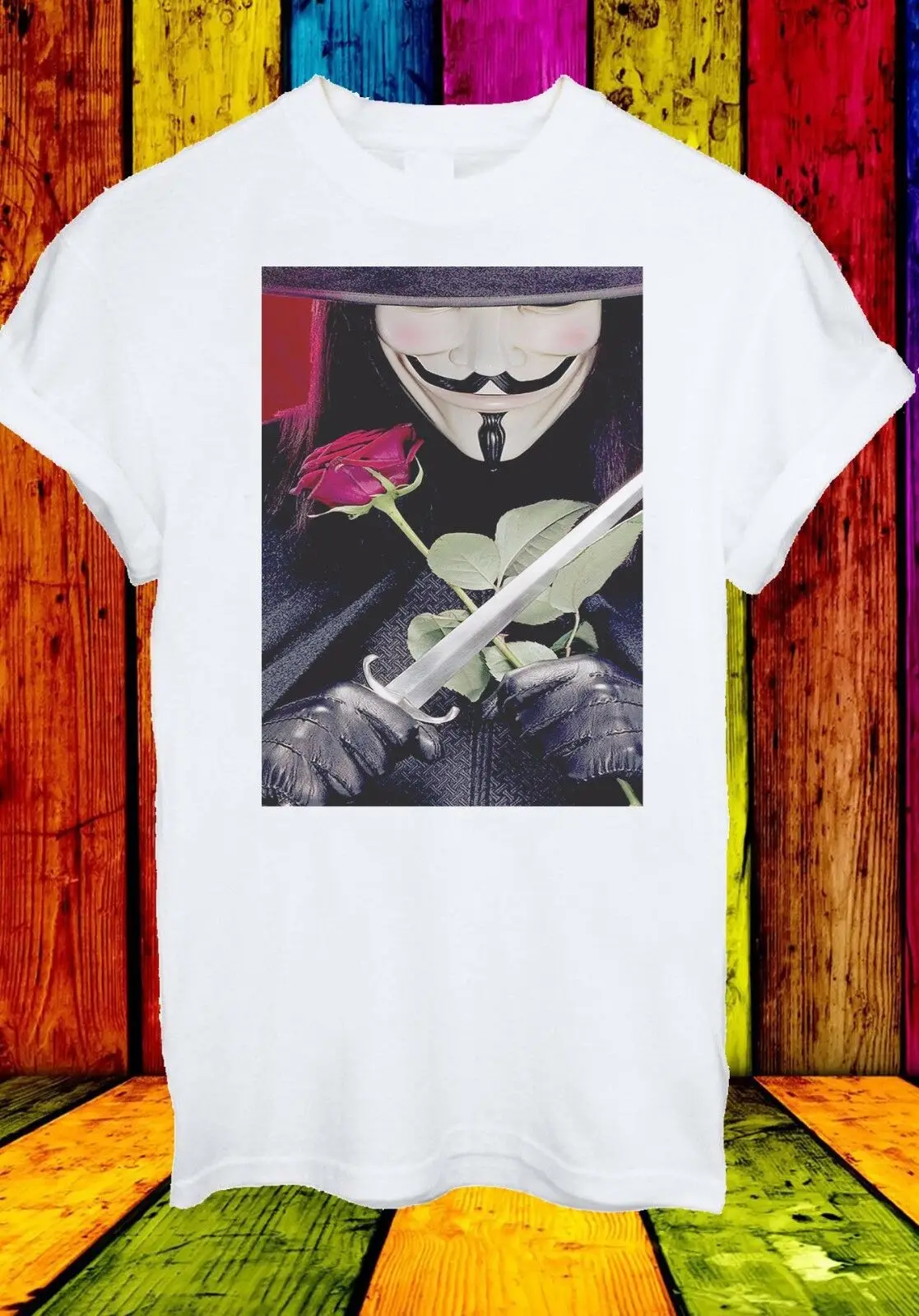 V for Vendetta Hugo ткацкая маска для мужчин и женщин унисекс футболка 322| |