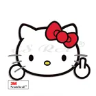 Мультяшные 3d-наклейки с котом Китти, стикеры для скейтборда, наклейки из ПВХ, водонепроницаемые, для автомобиля, Macbook, мобильная бутылка с мотором