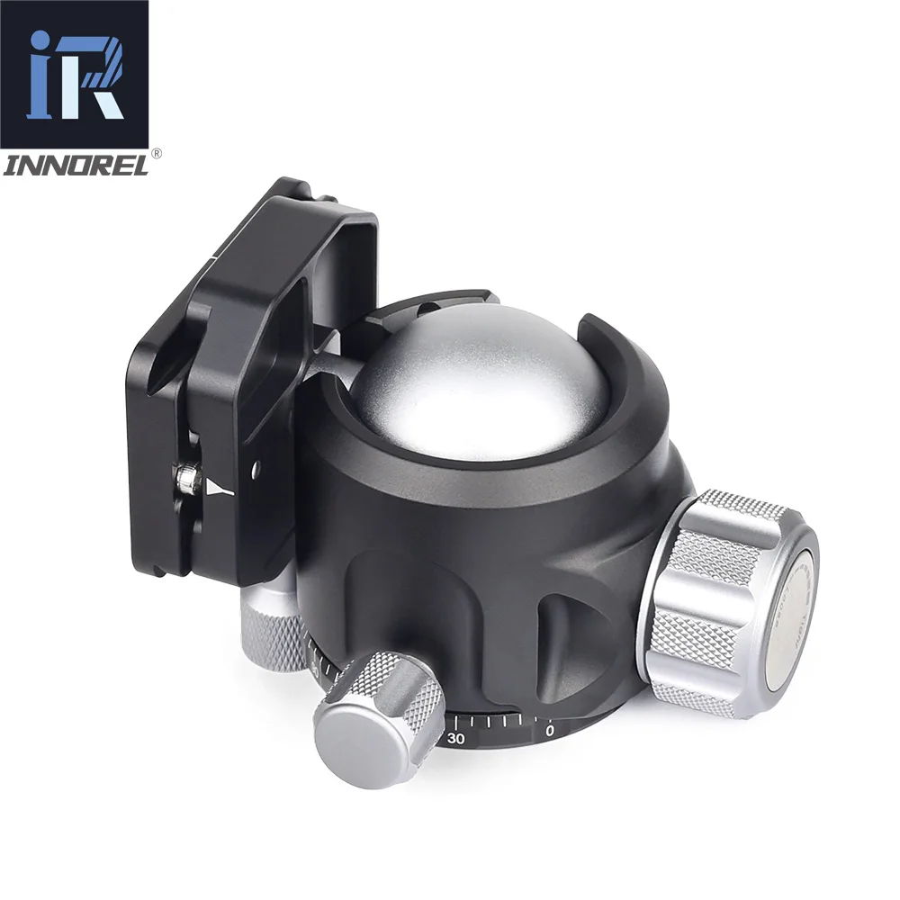 INNOREL N52/N44/N36 профессиональная головка штатива низкая гравитация центр панорамная фото шаровая Головка двойная u-образная для цифровых зеркальных камер