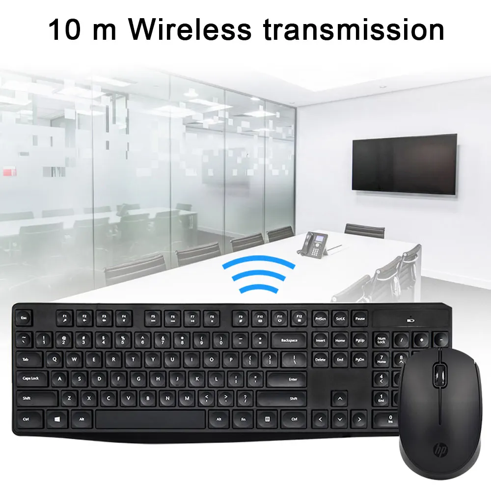 Клавиатура и мышь HP CS10 беспроводные 2 4 ГГц|Комплекты плюс клавиатура| |